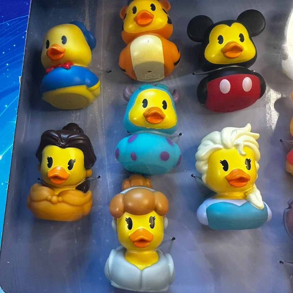 NIB Just Play‎ Duckalooz Disney 12-Piece Boxed Figure Set Mickey Minnie Donald